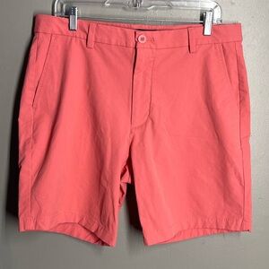 Vineyard Vines‎ Performance Shorts Mens 34 Peach Flat Front Prep Chino Summer